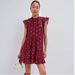 SEA New York Famke Floral Mini Tunic Dress